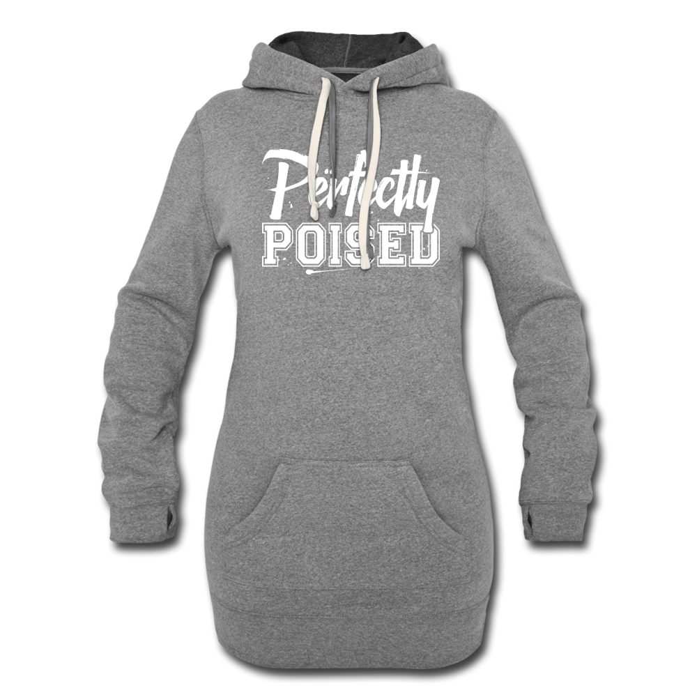 Perfectly Poised Women's Hoodie Dress - heather gray