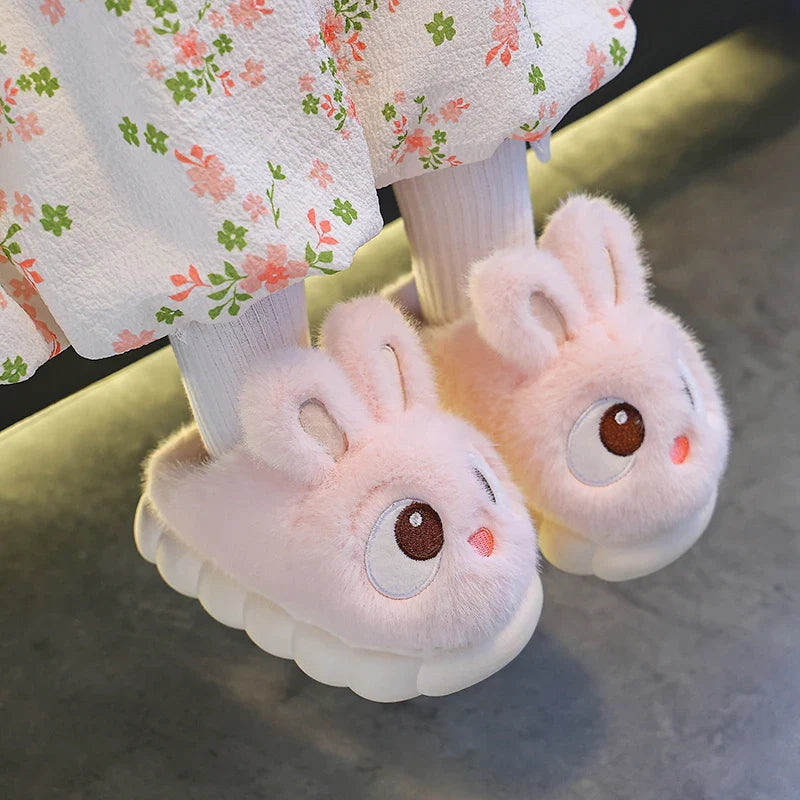 Fluffy Slippers For Girls Boys Kids