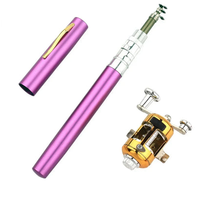 20cm Portable Pocket Telescopic Mini Fishing Pole