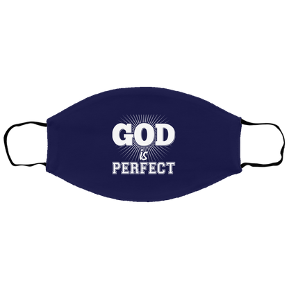 God is Perfect Sm/Med Face Mask