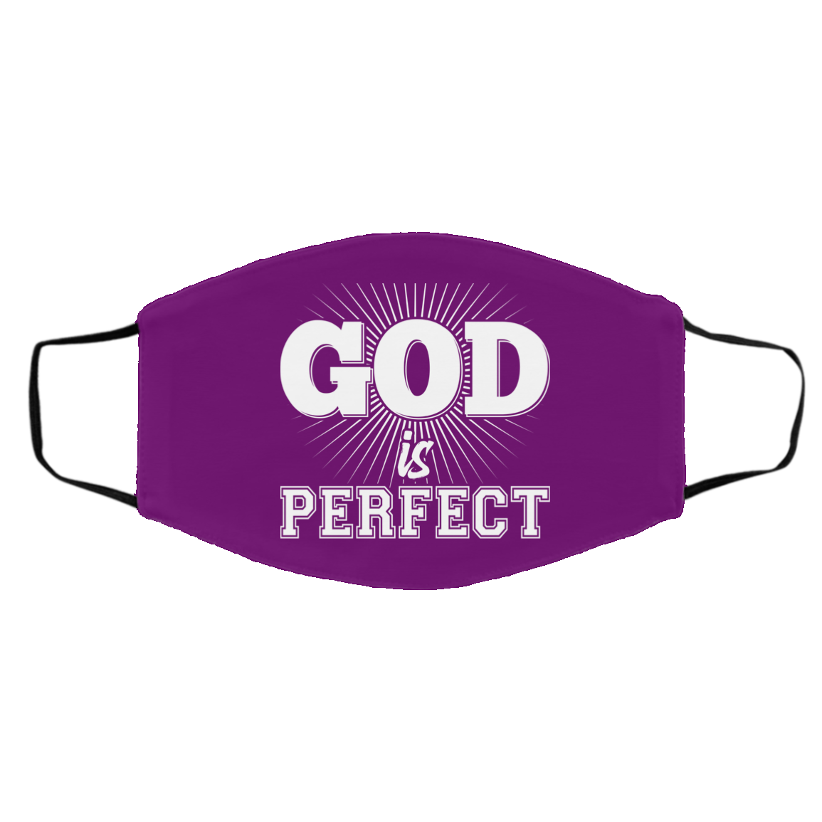 God is Perfect Med/Lg Face Mask