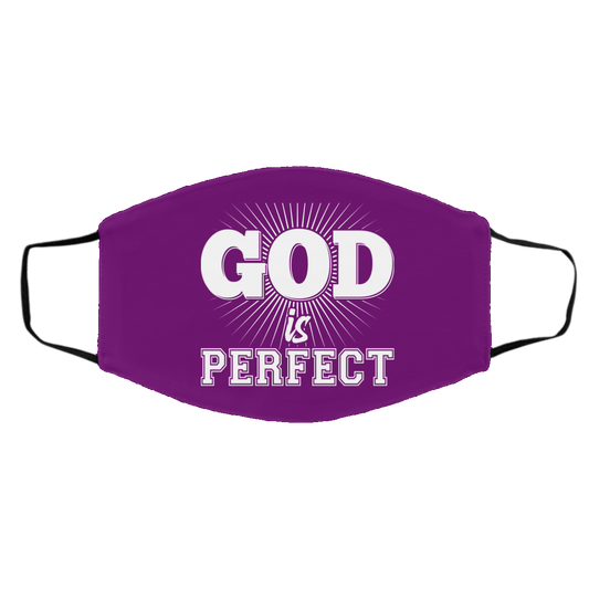 God is Perfect Med/Lg Face Mask