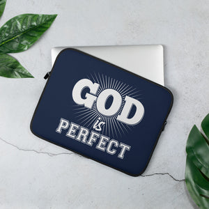 God is Perfect Laptop Sleeve