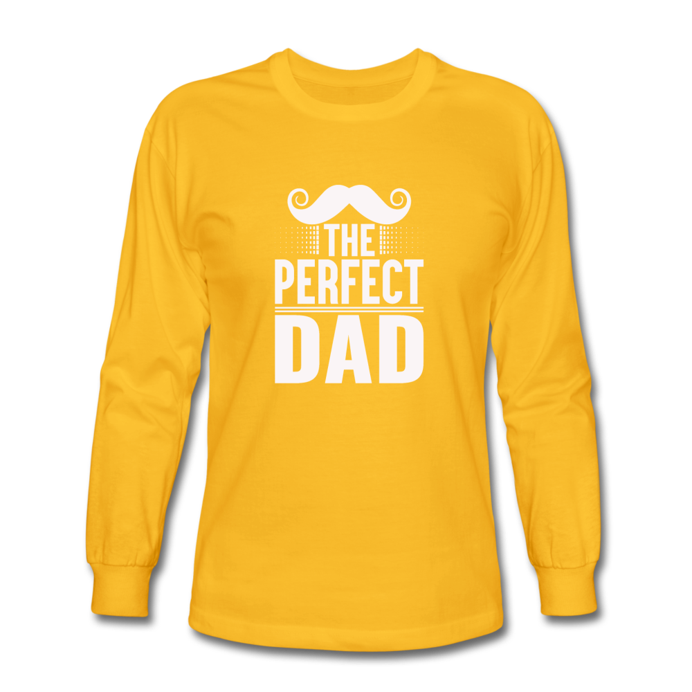 Men's The Perfect Dad Long Sleeve T-Shirt - gold