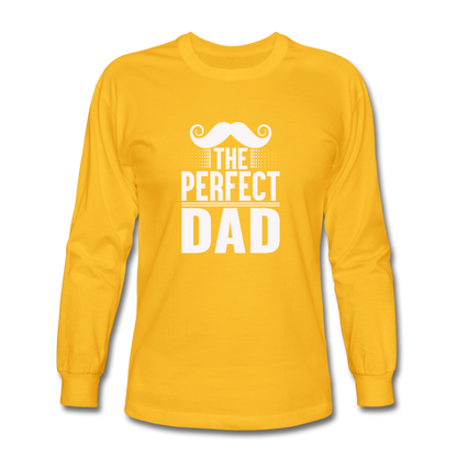 Men's The Perfect Dad Long Sleeve T-Shirt - gold