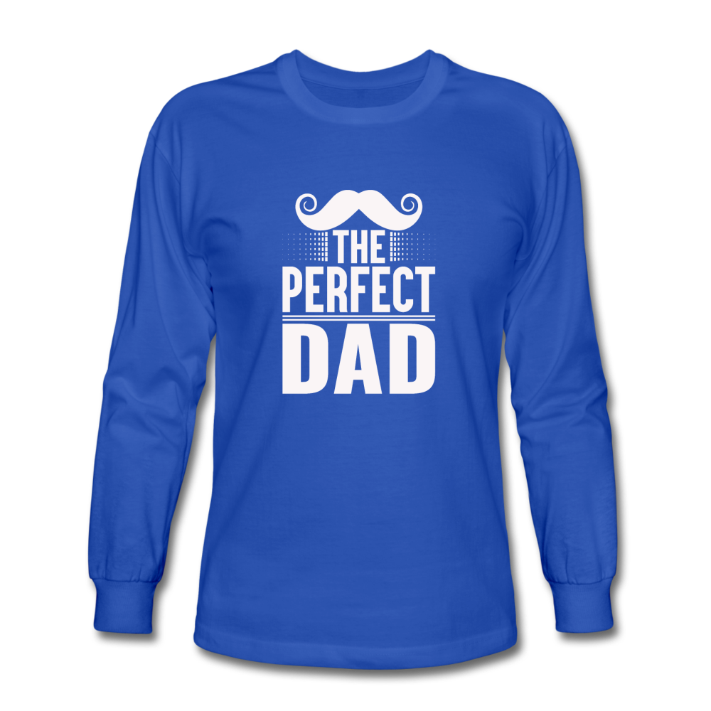 Men's The Perfect Dad Long Sleeve T-Shirt - royal blue