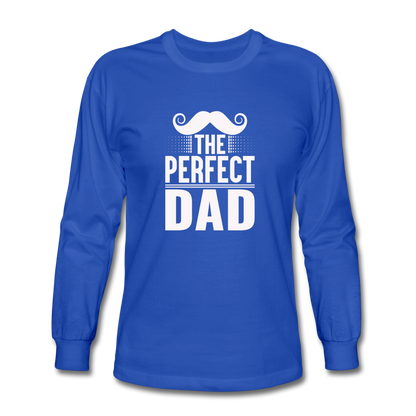 Men's The Perfect Dad Long Sleeve T-Shirt - royal blue