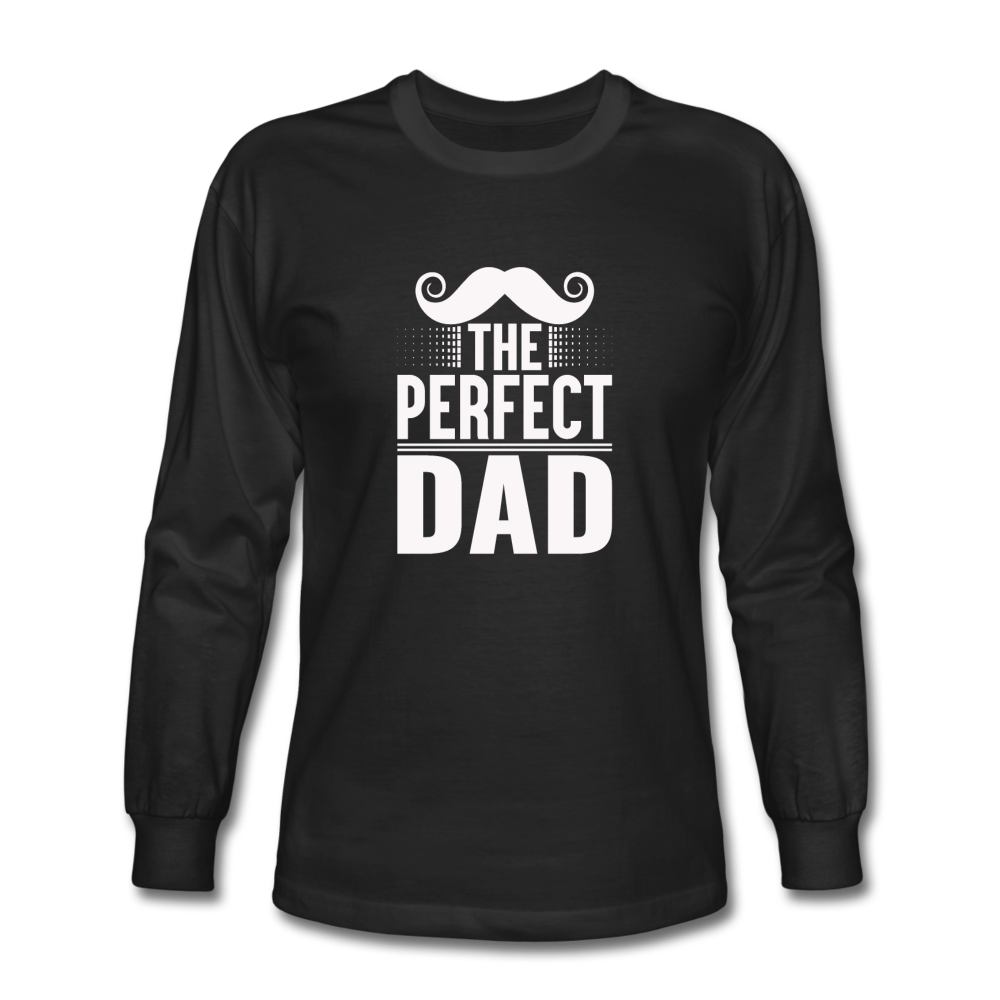 Men's The Perfect Dad Long Sleeve T-Shirt - black