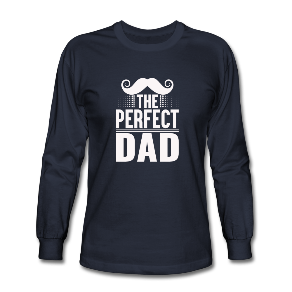 Men's The Perfect Dad Long Sleeve T-Shirt - navy