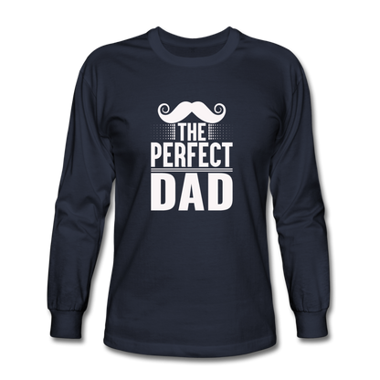 Men's The Perfect Dad Long Sleeve T-Shirt - navy