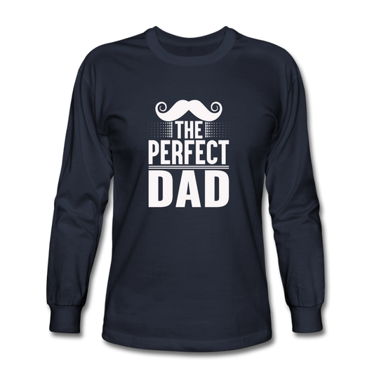 Men's The Perfect Dad Long Sleeve T-Shirt - navy