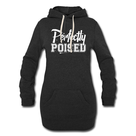 Perfectly Poised Women's Hoodie Dress - heather black