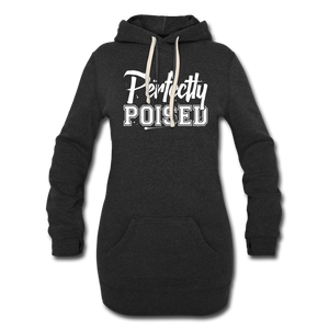 Perfectly Poised Women's Hoodie Dress - heather black