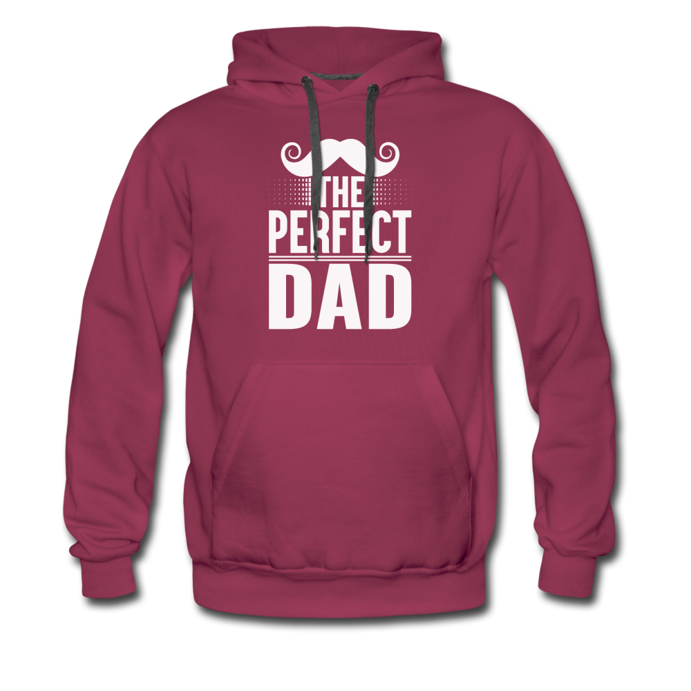 The Perfect Dad Men’s Premium Hoodie - burgundy