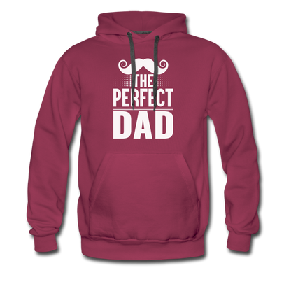 The Perfect Dad Men’s Premium Hoodie - burgundy