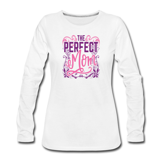 Women's Premium Long Sleeve T-Shirt - white